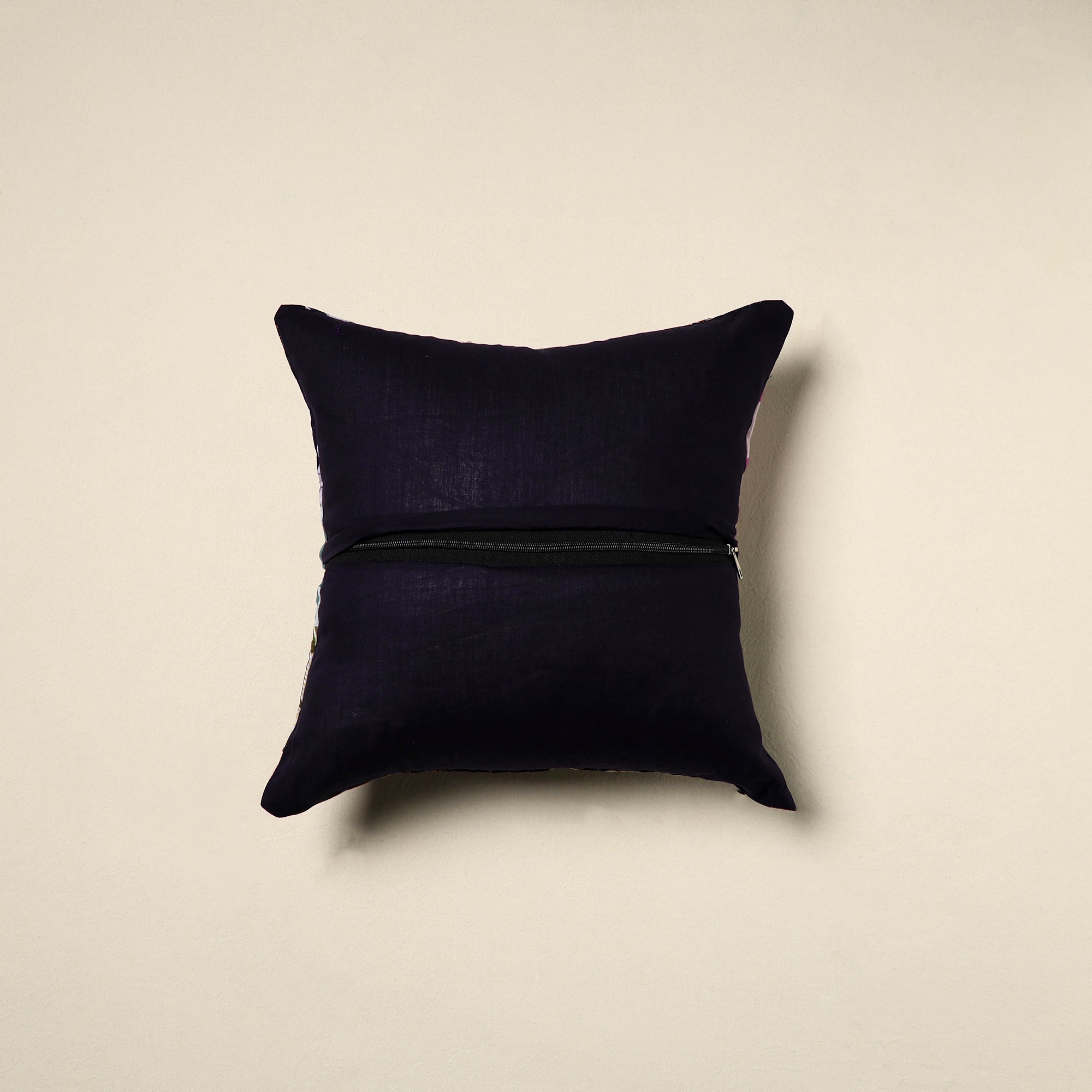 Multicolor - handcrafted cotton patchwork cushion cover 24