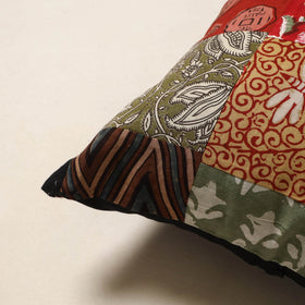 Multicolor - handcrafted cotton patchwork cushion cover 25