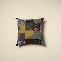 Multicolor Handcrafted Cotton Patchwork Cushion Cover