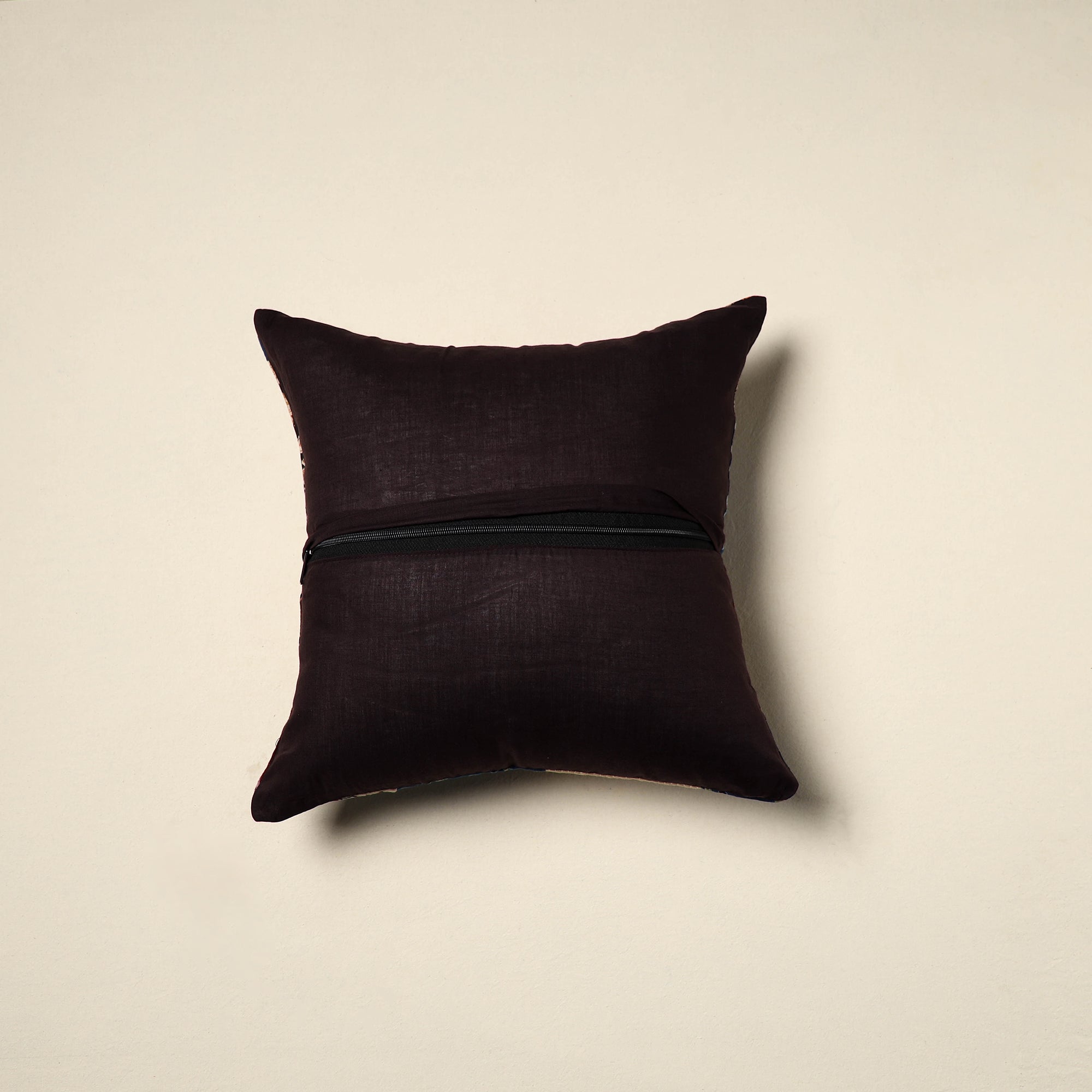 Multicolor - handcrafted cotton patchwork cushion cover 30