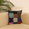 Buy Multicolor Handcrafted Cotton Patchwork Cushion Cover
