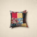 Multicolor Handcrafted Cotton Patchwork Cushion Cover