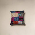 Handcrafted cotton patchwork cushion cover 35