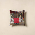 Multicolor - handcrafted cotton patchwork cushion cover 36