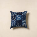 Multicolor - handcrafted cotton patchwork cushion cover 37
