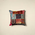 Multicolor Handcrafted Cotton Patchwork Cushion Cover