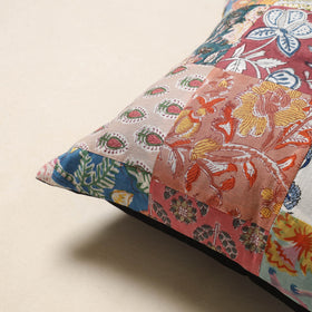 Multicolor - handcrafted cotton patchwork cushion cover 41