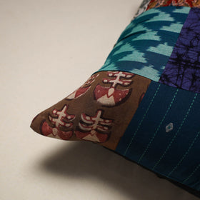 Handcrafted cotton patchwork cushion cover 41