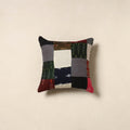 Multicolor - handcrafted cotton patchwork cushion cover 43