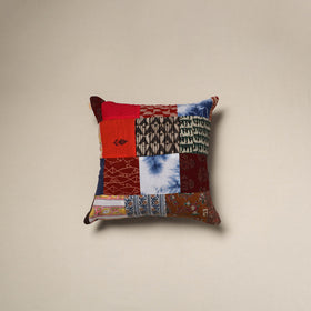 Handcrafted cotton patchwork cushion cover 44