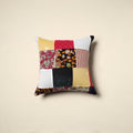 Multicolor Handcrafted Cotton Patchwork Cushion Cover