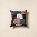 Multicolor - handcrafted cotton patchwork cushion cover 44