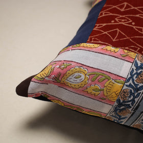 Handcrafted cotton patchwork cushion cover 44