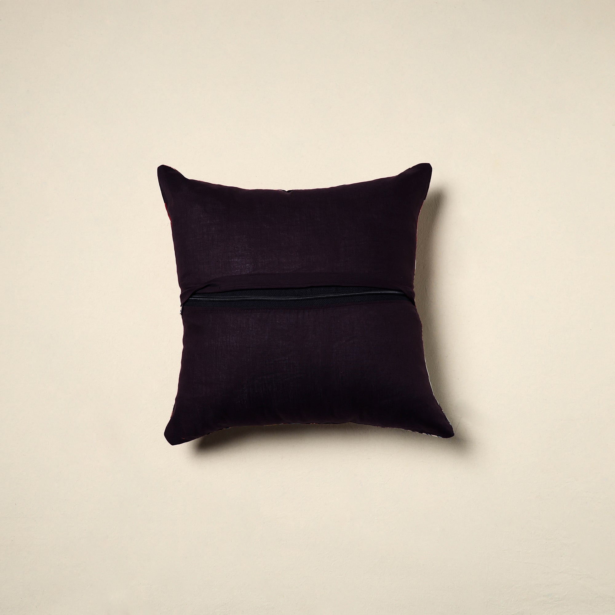 Multicolor - handcrafted cotton patchwork cushion cover 45