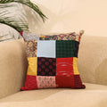Buy Multicolor Handcrafted Cotton Patchwork Cushion Cover