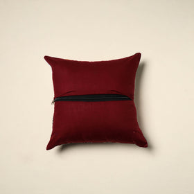 Multicolor - handcrafted cotton patchwork cushion cover - 47