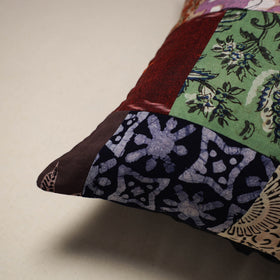 Handcrafted cotton patchwork cushion cover 48