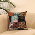 Buy Multicolor Handcrafted Cotton Patchwork Cushion Cover