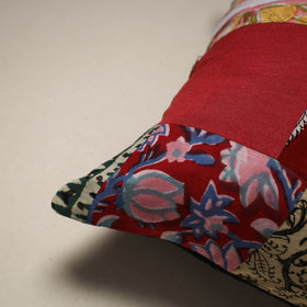 Handcrafted cotton patchwork cushion cover 51