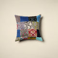 Multicolor Handcrafted Cotton Patchwork Cushion Cover