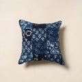 Multicolor - handcrafted cotton patchwork cushion cover 53