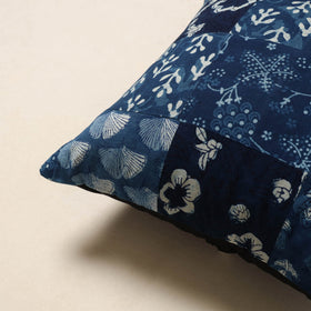 Multicolor - handcrafted cotton patchwork cushion cover 53