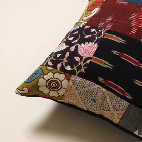 Multicolor - handcrafted cotton patchwork cushion cover 55