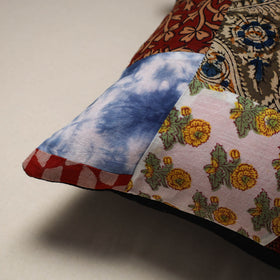 Handcrafted cotton patchwork cushion cover 56