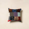 Multicolor - handcrafted cotton patchwork cushion cover 58