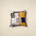 Multicolor - handcrafted cotton patchwork cushion cover 59