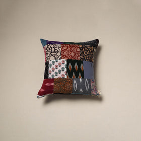 Handcrafted cotton patchwork cushion cover 60