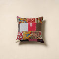 Multicolor - handcrafted cotton patchwork cushion cover 60