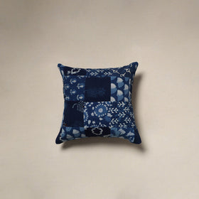 Multicolor - handcrafted cotton patchwork cushion cover 61