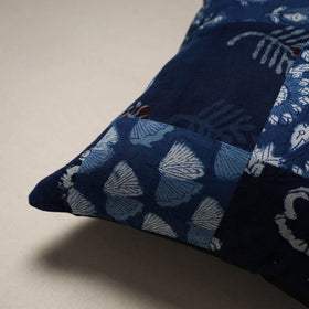 Multicolor - handcrafted cotton patchwork cushion cover 61