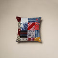 Handcrafted cotton patchwork cushion cover 61