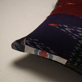 Multicolor - handcrafted cotton patchwork cushion cover 62