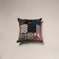 Multicolor - handcrafted cotton patchwork cushion cover 63