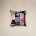 Handcrafted cotton patchwork cushion cover 64