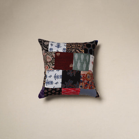 Handcrafted cotton patchwork cushion cover 65