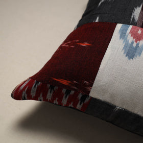 Multicolor - handcrafted cotton patchwork cushion cover 65