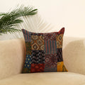  Multicolor Handcrafted Cotton Patchwork Cushion Cover