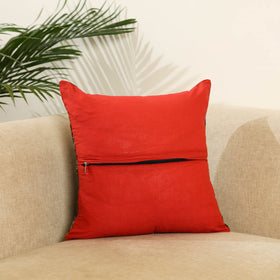  Multicolor Handcrafted Cotton Patchwork Cushion Cover