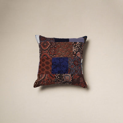 Handcrafted cotton patchwork cushion cover 66