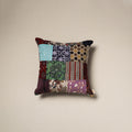 Handcrafted cotton patchwork cushion cover 67