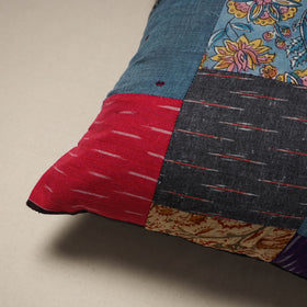 Handcrafted cotton patchwork cushion cover 69