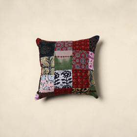 Multicolor - handcrafted cotton patchwork cushion cover 70