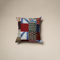 Handcrafted cotton patchwork cushion cover 71