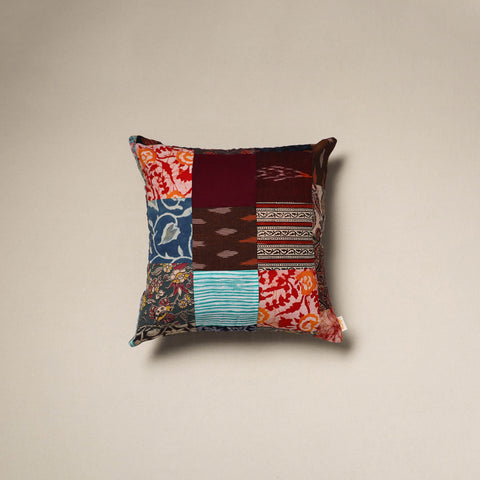 Handcrafted cotton patchwork cushion cover 72