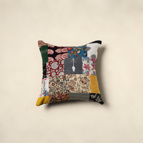 Multicolor - handcrafted cotton patchwork cushion cover 73