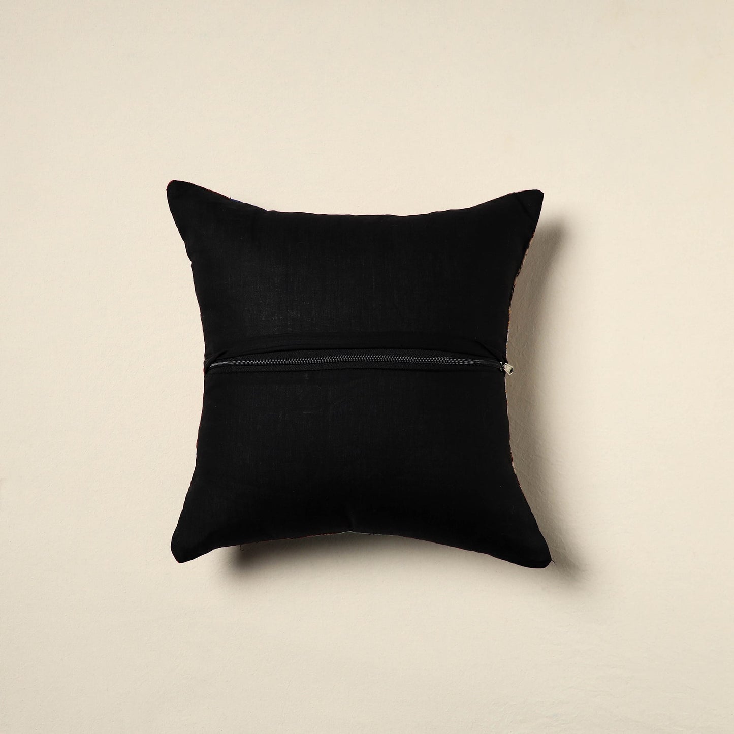 Multicolor - handcrafted cotton patchwork cushion cover 74